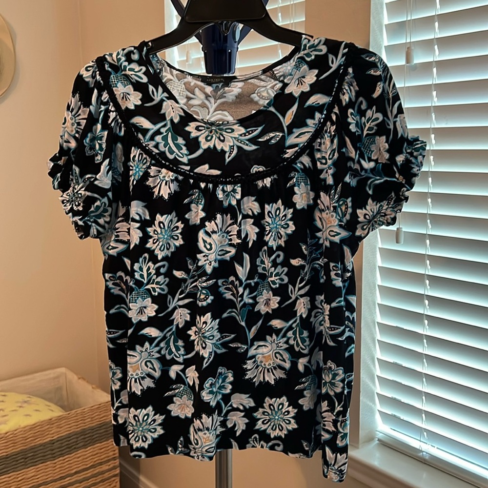 Ann Taylor Floral Shirt